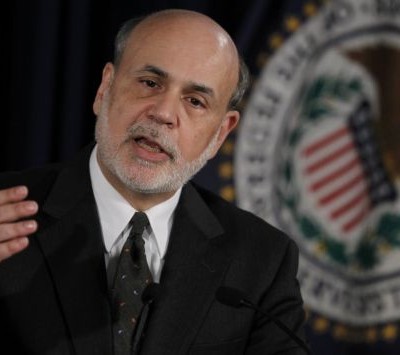 U.S.Federal Reserve Chairman Bernanke speaks to the press following the Fed's two-day policy meeting at the Federal Reserve in Washington